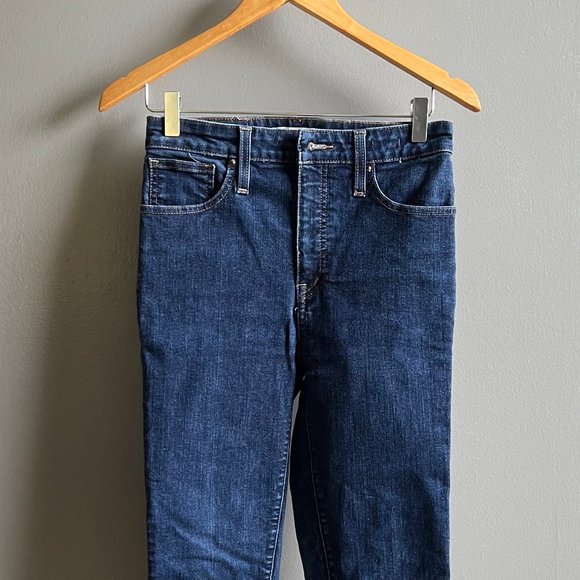 Madewell Curvy High-Rise Skinny Jeans Lucille Wash Size 27 - Custom Hem Length - Picture 1 of 6